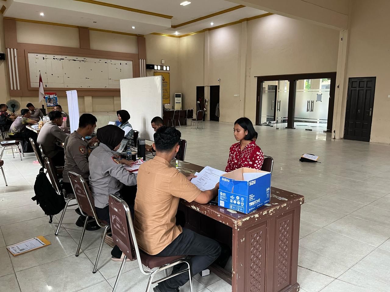 Polresta Palangka Raya Lakukan Verifikasi Pendaftaran Polri