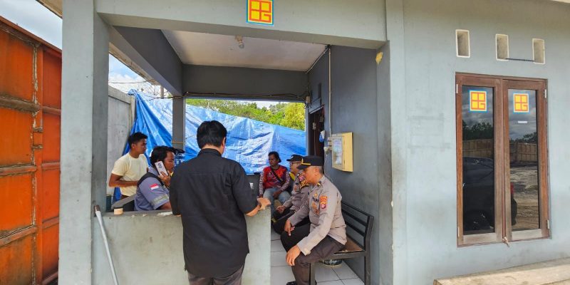 Polsek Bukit Batu Patroli Sambang ke PT. Irvan Prima Pratama