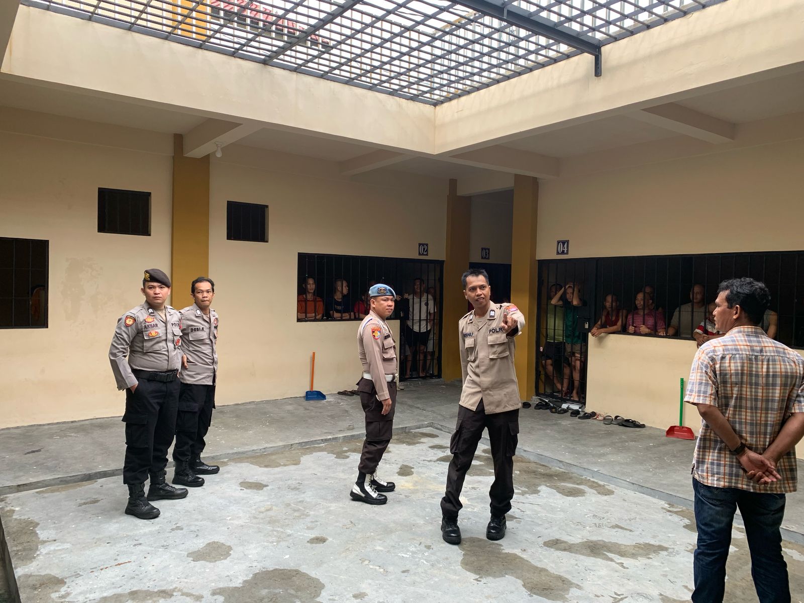 Antisipasi Potensi Kerawanan, Polresta Palangka Raya Cek Kondisi Keamanan Ruang Tahanan Mako