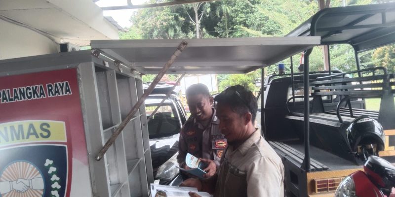 Polsek Bukit Batu Manfaatkan Motor Bajaka Presisi untuk Dorong Minat Baca Warga