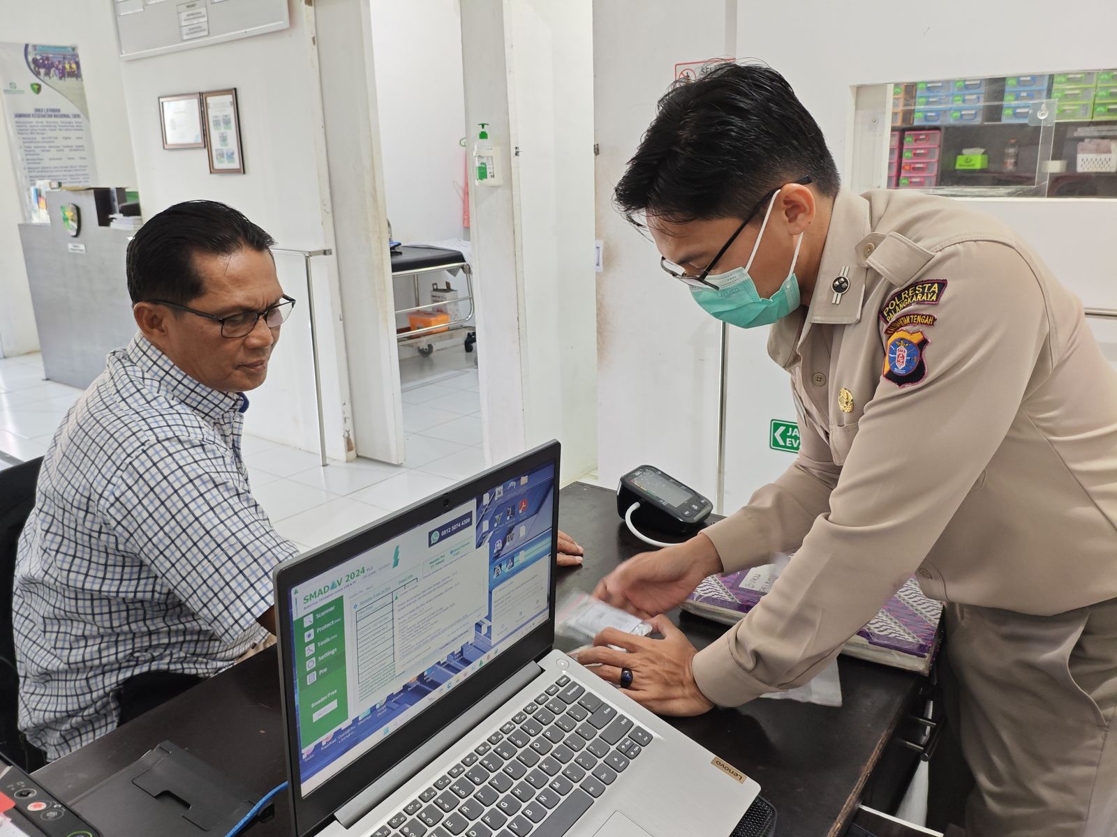 Seksi Dokkes terus Layani Rikkes Anggota di Klinik Polresta Palangka Raya