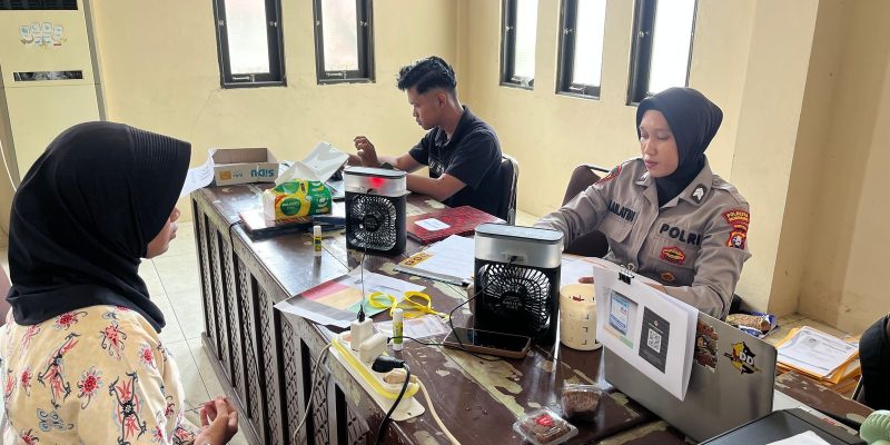 Bagian SDM Polresta Palangka Raya Verifikasi Administrasi Pendaftaran Polri
