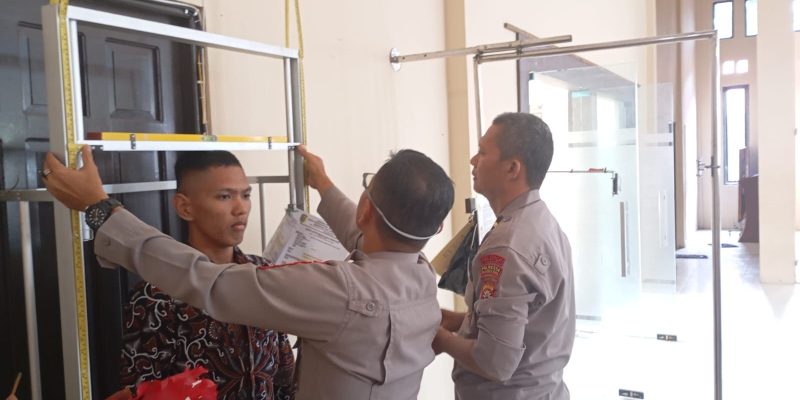 Kasidokkes Polresta Palangka Raya Pimpin Langsung Rikkes Pendaftaran Polri di Aula Yusuf Suganda