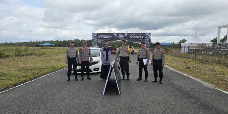 Satpamobvit Polresta Palangka Raya Lakukan Risk Assessment untuk Event Borneo Drag Fest di Sirkuit Sabaru