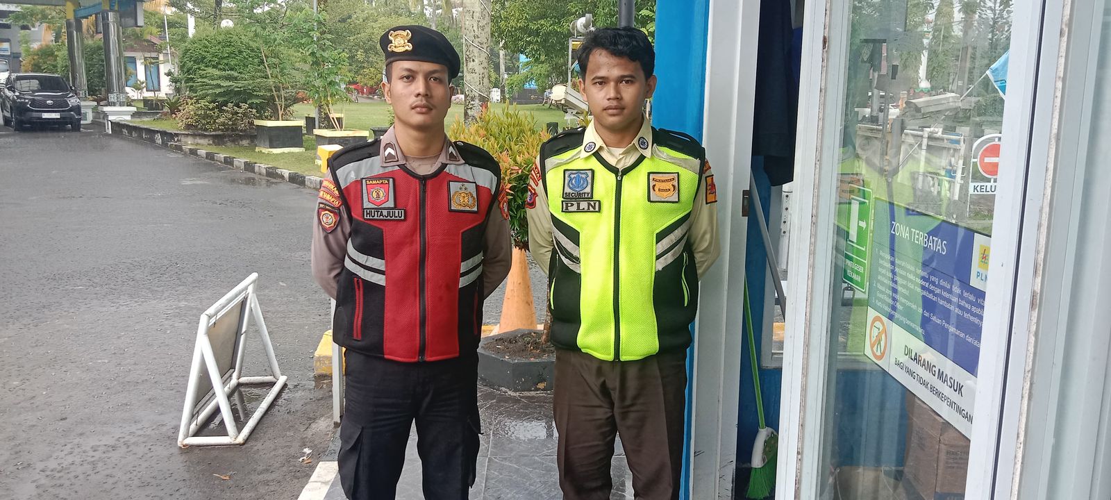 Samapta Polresta Palangka Raya Melakukan Kunjungan ke PLN ULP Kota Palangka Raya