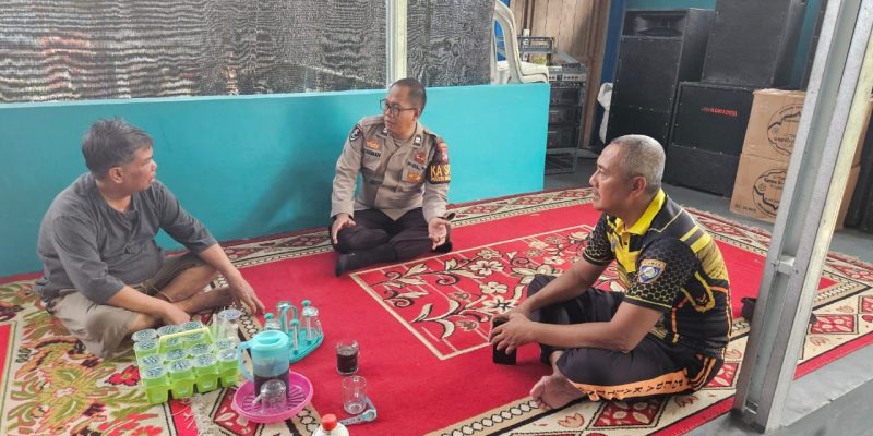 Pupuk Kemitraan, Polsek Bukit Batu Datangi Warga Binaan di Kelurahan Tumbang Tahai