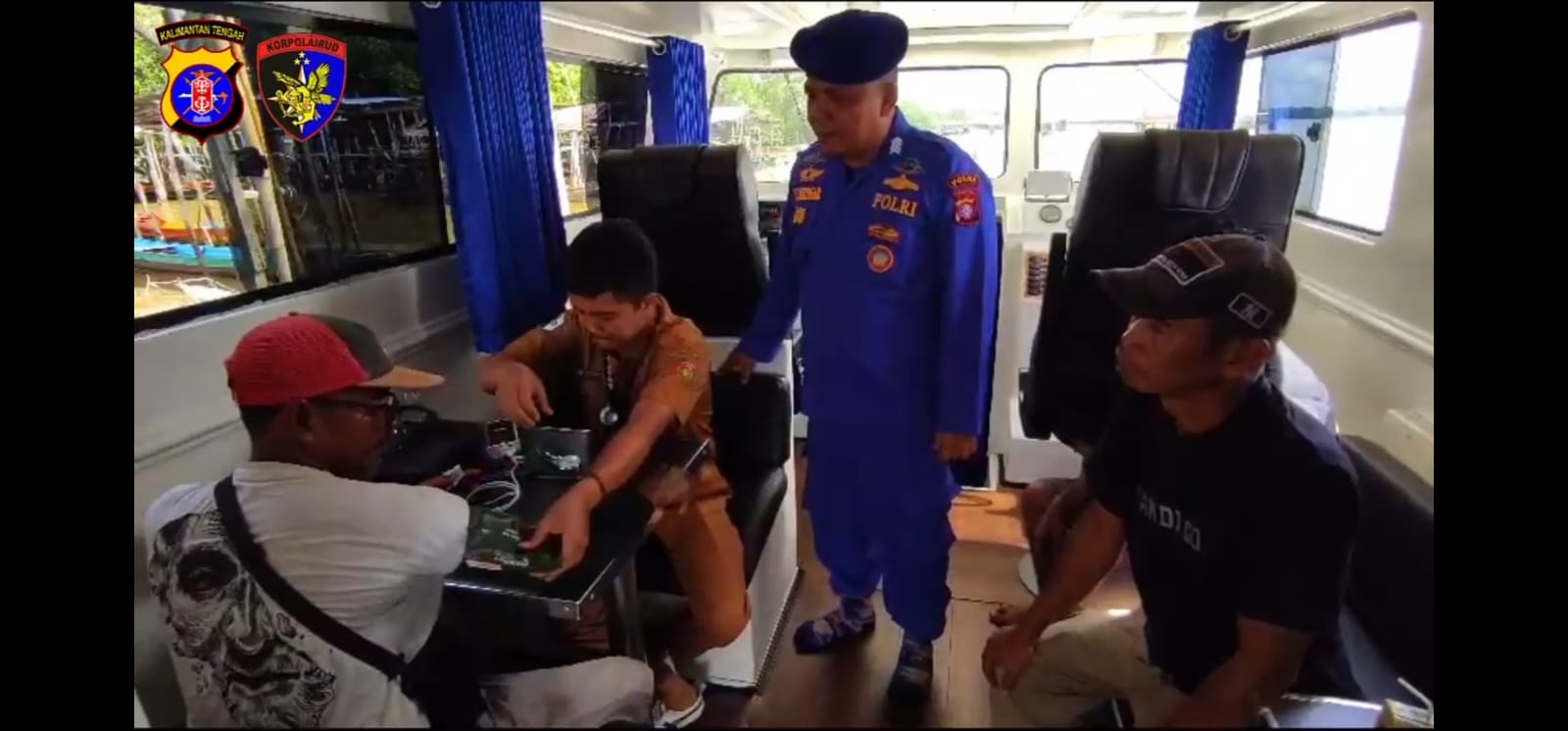 Kapal Patroli, Ditpolairud Lakukan Hal Ini sebagai Langkah peduli ke Sehatkan Masyarakat