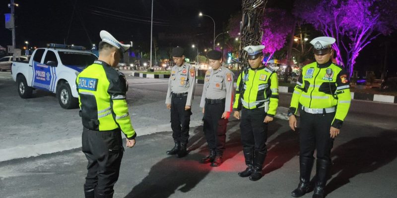 Satlantas Polresta Palangka Raya Gelar Apel Kesiapan Sebelum Pengamanan Fantastic Islamic Center
