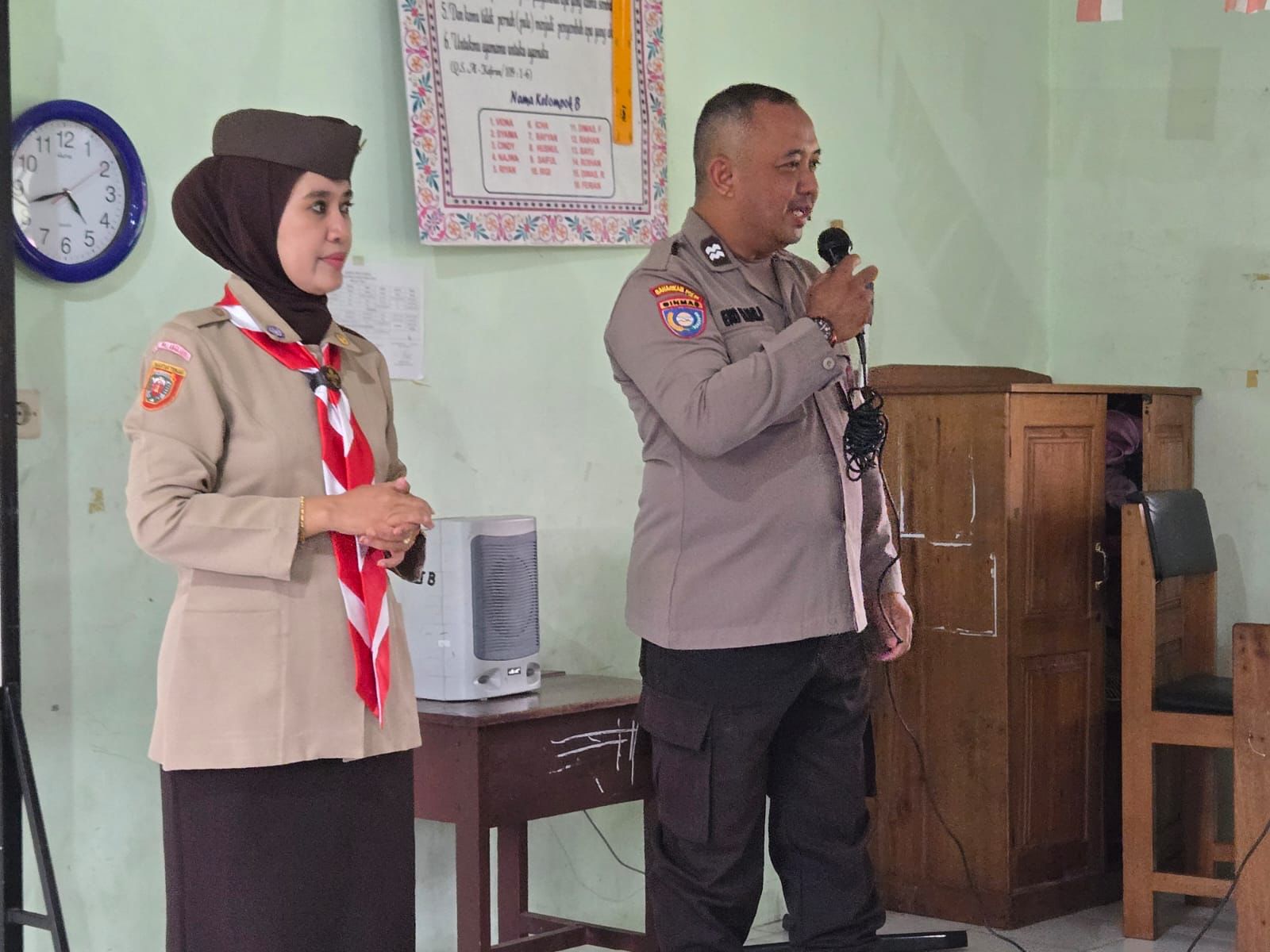 Peduli Keselamatan Pelajar, Satbinmas Polresta Palangka Raya Sosialisasikan Cegah Bullying di MIS Al-Jihad