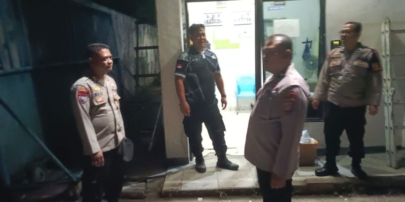 Di Pos Jaga PT. Tip Top Gasindo, Polsek Bukit Batu Ciptakan Rasa Aman