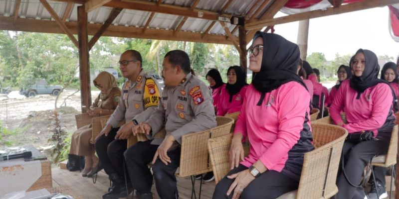 Polresta Palangka Raya bersama Bhayangkari Ikuti Vicon Launching Penguatan Program P2L