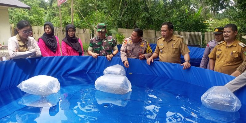 Dukung Program P2L, Polsek Bukit Batu dan Bhayangkari Kelola Rumah Hidroponik hingga Kolam Lele
