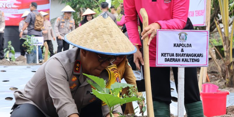Polsek Rakumpit Ikuti Zoom Meeting Program Pekarangan Pangan Lestari