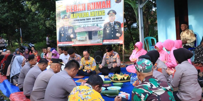 Bedah Rumah Milik Bapak Tabir dan Ibu Wayem, Kapolres Pekalongan : Target Awal Dua Minggu, Selesai 10 Hari