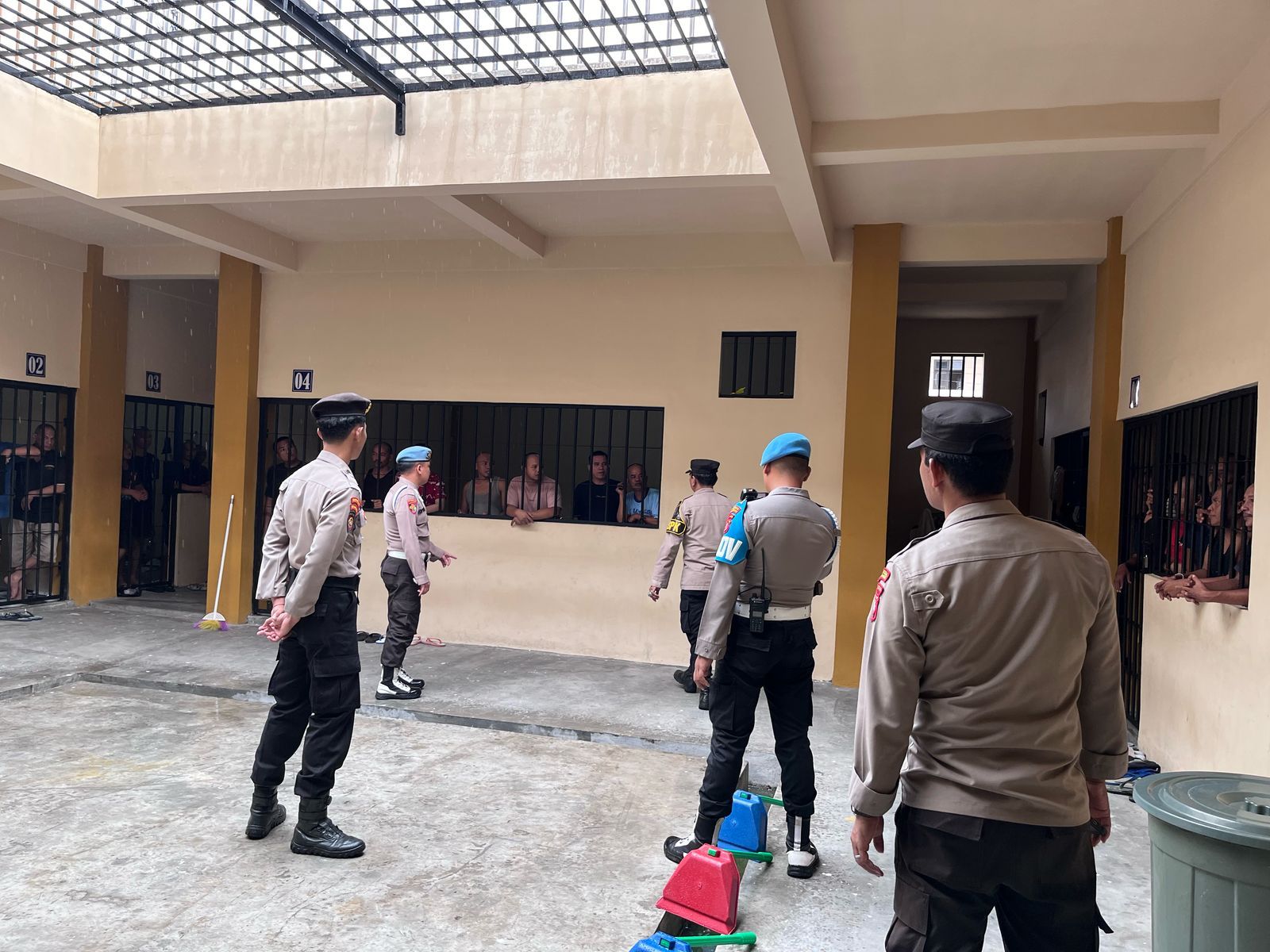 Sattahti Polresta Palangka Raya Rutin Cek Ruang Penahanan di Rutan