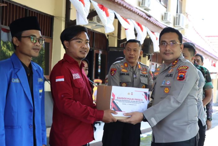 Polres Kendal dan Mahasiswa Gelar Baksos Presisi Sambut Ramadhan