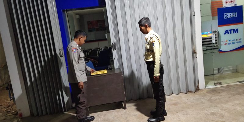 Polsek Sabangau Perkuat Pengamanan di Area Perbankan