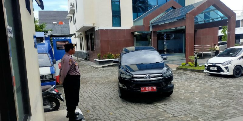Satpamobvit Polresta Palangka Raya Perkuat Pengamanan di Area Perbankan