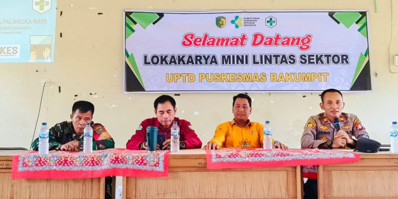 Peduli Kesehatan Warga, Polsek Rakumpit Hadiri Lokakarya Mini Lintas Sektor UPTD Puskesmas