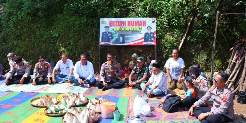 Program Bedah Rumah ke- 3 Polda Jateng di Pekalongan, Warga Lebakbarang Jadi Sasaran