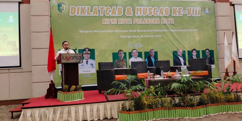 Dukung Kewirausahaan, Kasatsamapta Polresta Palangka Raya Hadiri Diklat dan Muscab HIPMI