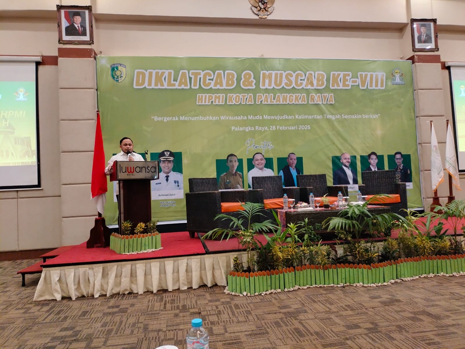 Dukung Kewirausahaan, Kasatsamapta Polresta Palangka Raya Hadiri Diklat dan Muscab HIPMI