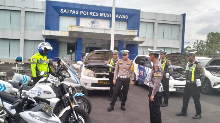 Kesiapan Operasi Keselamatan Musi 2025, Satlantas Polres Musi Rawas Gelar Kegiatan Technical Inspection dan Pemeriksaan Kendaraan Dinas