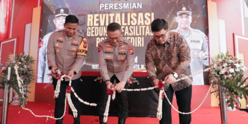 Kapolda Jatim Resmikan Revitalisasi Mapolres Kediri Untuk Tingkatkan Pelayanan Publik