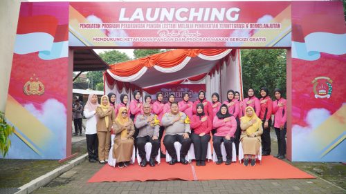Kapolres Pasuruan Dukung Program Pekarangan Pangan Lestari di Polsek Pandaan