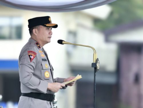 Wakapolda Jatim Pimpin Apel Gelar Pasukan Ops Keselamatan Semeru 2025, Tekankan Kamseltibcarlantas