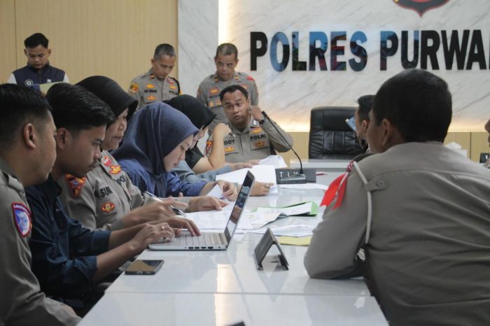 Polres Purwakarta Ikuti Supervisi Operasi Ketupat Lodaya 2025 Dari Polda Jawa Barat