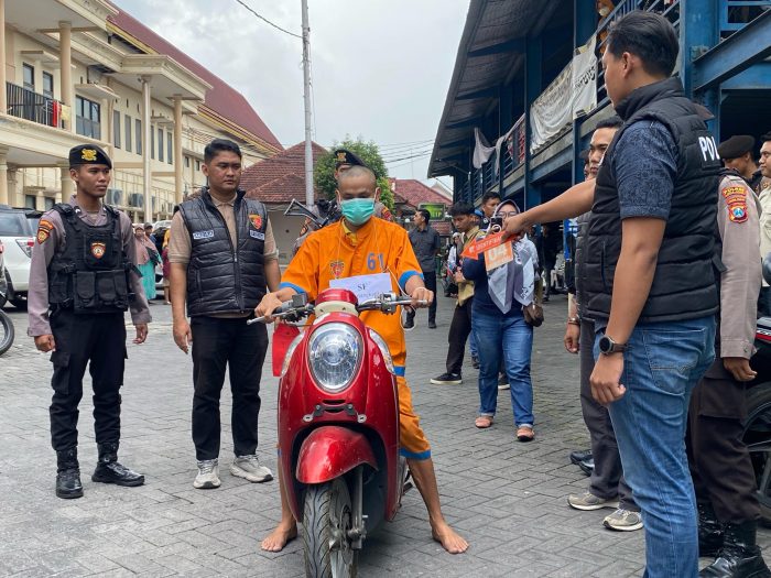 Polres Lumajang Ringkus Pelaku Pencurian Motor di Parkiran RSUD dr. Haryoto
