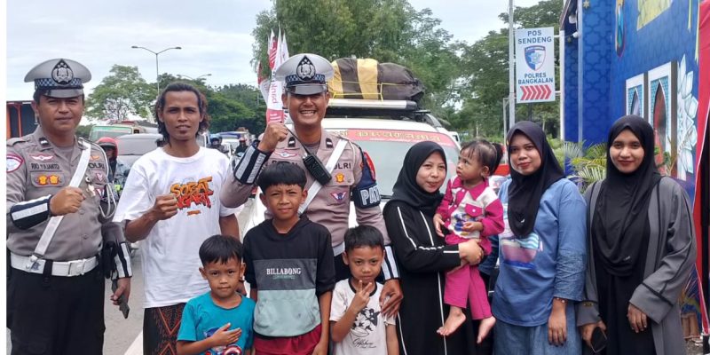 Pemudik Madura Asal Kota Bogor Bahagia, Pos Pelayanan Suramadu Berikan Pelayanan Prima