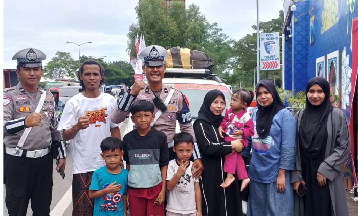 Pemudik Madura Asal Kota Bogor Bahagia, Pos Pelayanan Suramadu Berikan Pelayanan Prima