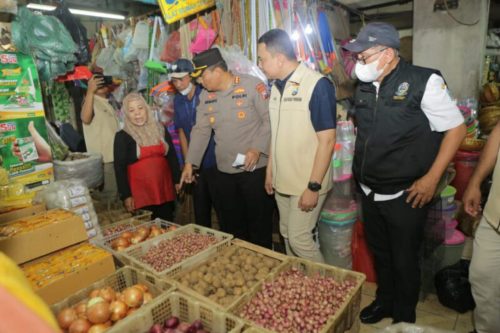Tim Satgas Pangan Polda Jatim Sidak Pasar Wonokromo, Masalah Minyak Goreng