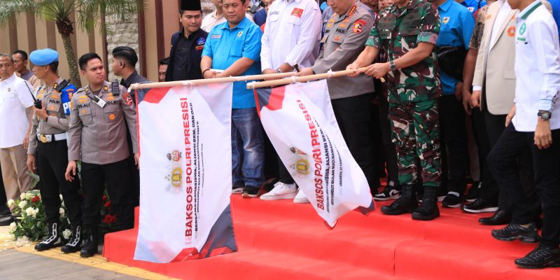 BEM PTNU dan Polri Gelar Bansos di Beberapa Wilayah