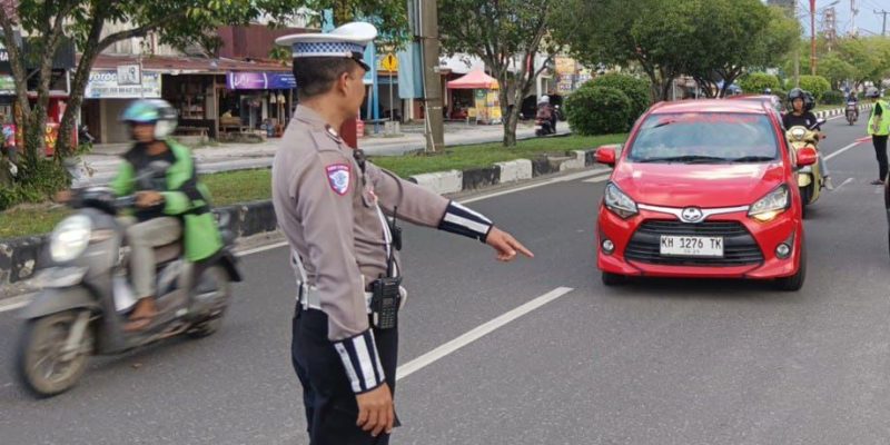 Polresta Palangka Raya Siagakan Personel untuk Amankan Pasar Ramadan