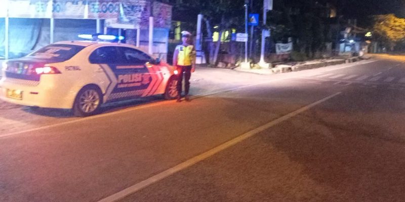 Di Jalan Dr. Murjani, Satlantas Polresta Palangka Raya Cegah Aksi Bali