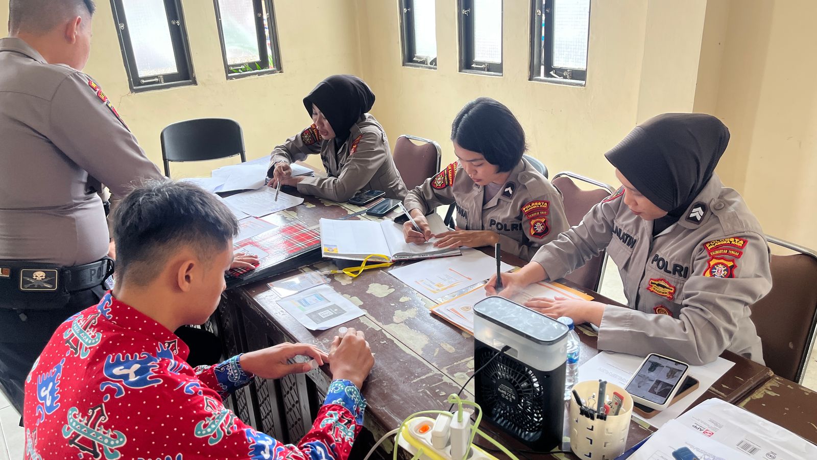 Pabanrim Polresta Palangka Raya Gelar Rangkaian Seleksi Awal Penerimaan Anggota Polri T.A. 2025