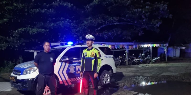 Personel Satlantas Polresta Palangka Raya Pastikan Keamanan di Area SPBE
