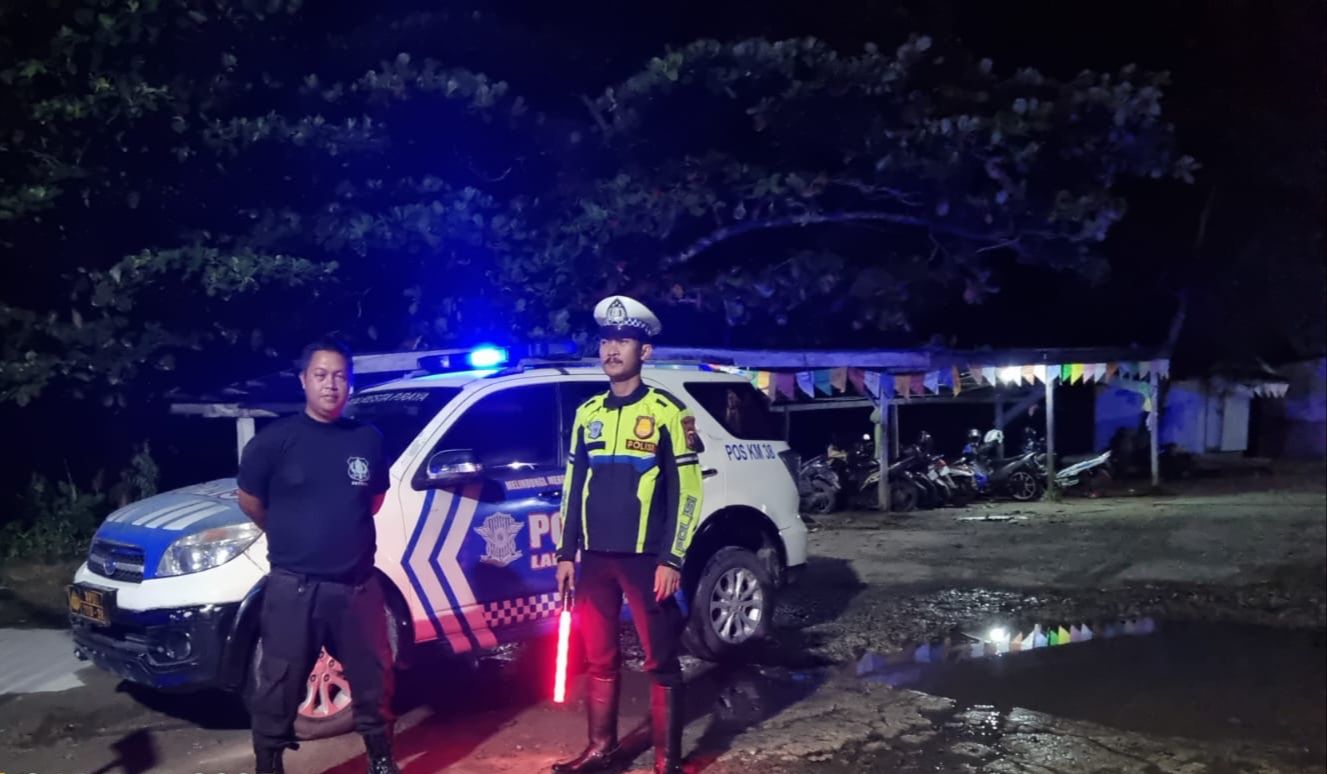 Personel Satlantas Polresta Palangka Raya Pastikan Keamanan di Area SPBE
