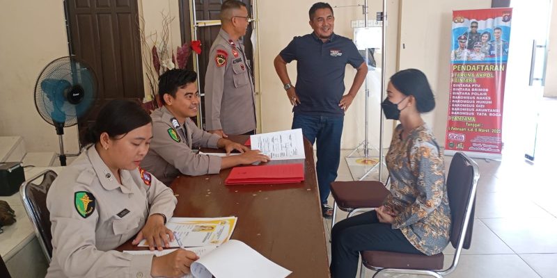 Dokkes Polresta Palangka Raya Gelar Pemeriksaan Awal Kesehatan Casis Polri