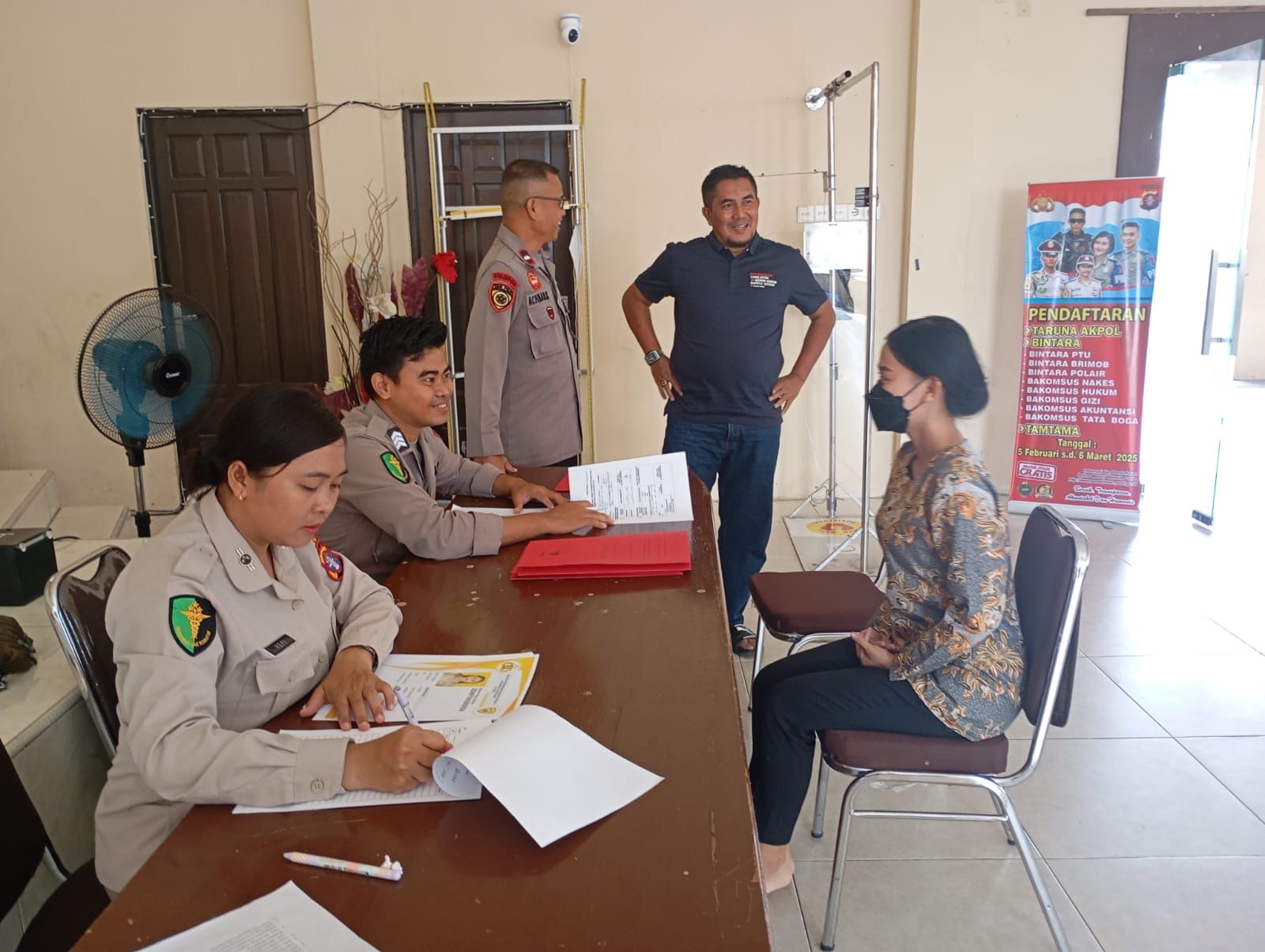 Dokkes Polresta Palangka Raya Gelar Pemeriksaan Awal Kesehatan Casis Polri