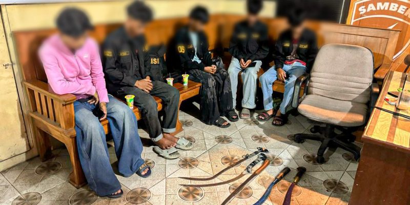 Diduga Akan Tawuran, 5 Remaja Di Brebes Diamankan Polisi