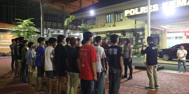 Hendak Perang Sarung di 2 Lokasi Berbeda, Polres Semarang Amankan Belasan Remaja