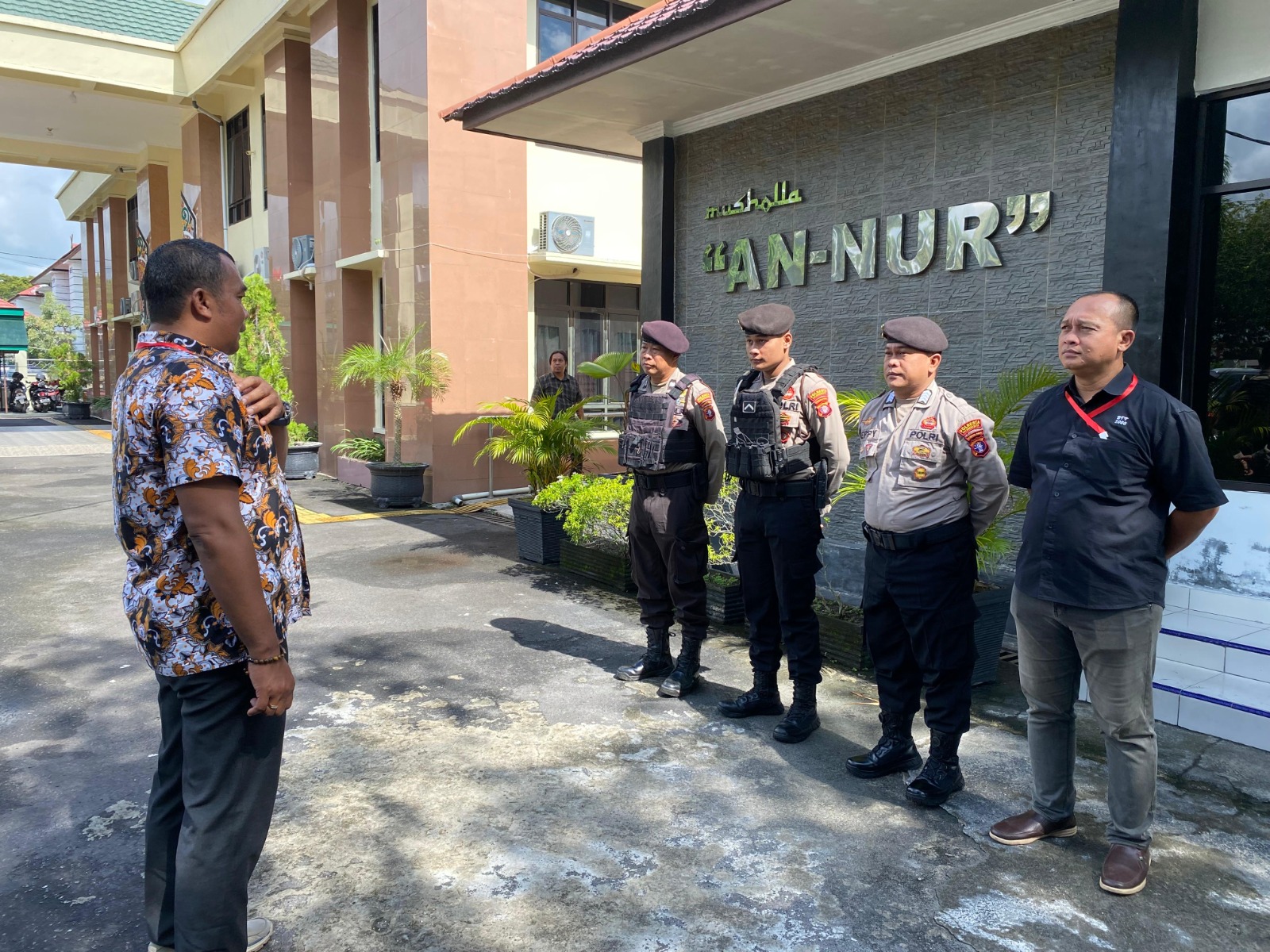 Polresta Palangka Raya Gelar Apel Kesiapan Pengamanan di Pengadilan Negeri