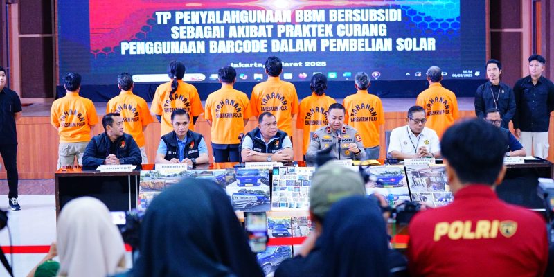 Bareskrim Polri Ungkap Kasus Penyalahgunaan BBM Bersubsidi di Jawa Timur dan Jawa Barat, Sita 16.400 Liter Solar Ilegal