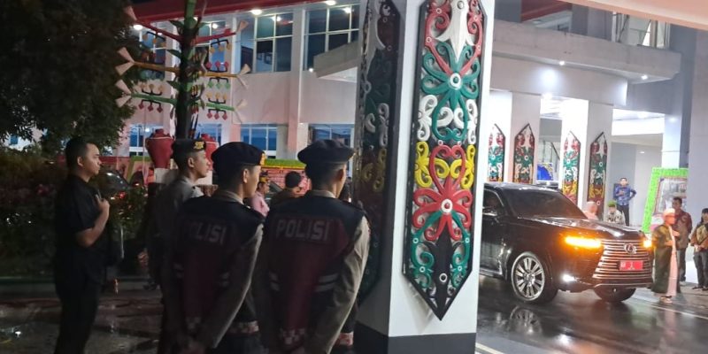 Polresta Palangka Raya Gelar Pengamanan Sertijab Gubernur Kalteng