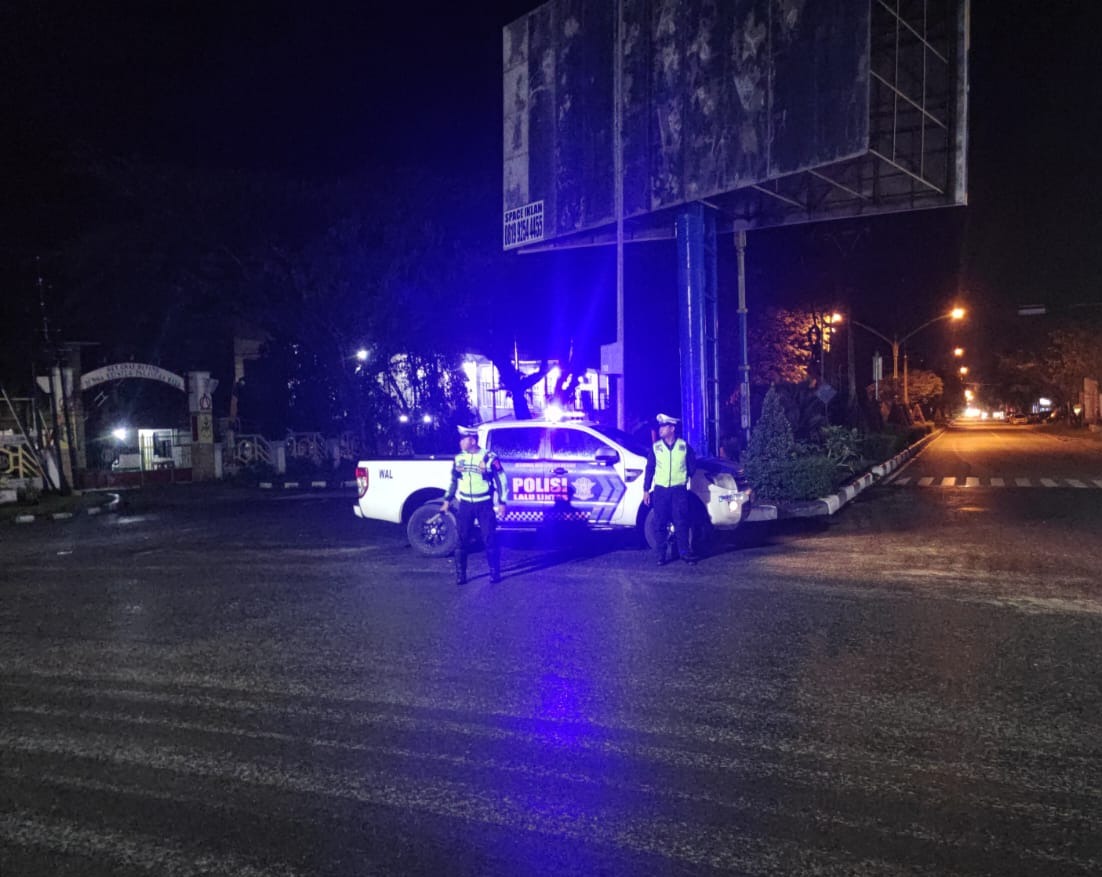 Satlantas Polresta Palangka Raya Patroli Cegah Kemacetan dan Pelanggaran Lalu Lintas