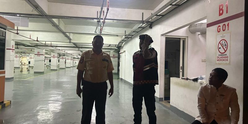 Sambangi Pos Jaga Hotel Bahalap, Satsamapta Polresta Palangka Raya Sampaikan Pesan Kamtibmas